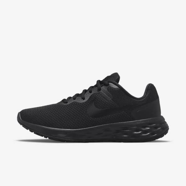 Nike Revolution 6 Next Nature Road Løbesko Dame Sort Mørkegrå | NK950BTV