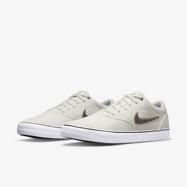 Nike SB Chron 2 Canvas Premium Skate Sko Dame Grå Grøn | NK120CWI