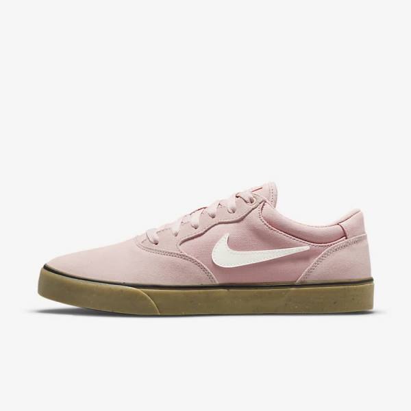 Nike SB Chron 2 Skate Sko Dame Lyserød Lysebrune | NK468SQV