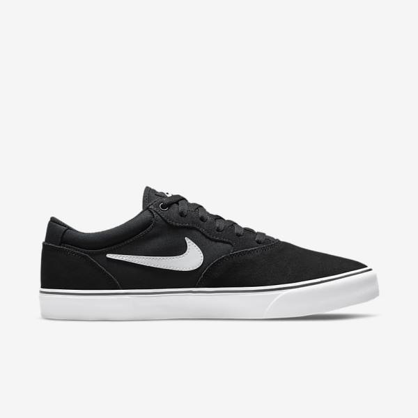 Nike SB Chron 2 Skate Sko Dame Sort Hvide | NK031YHL