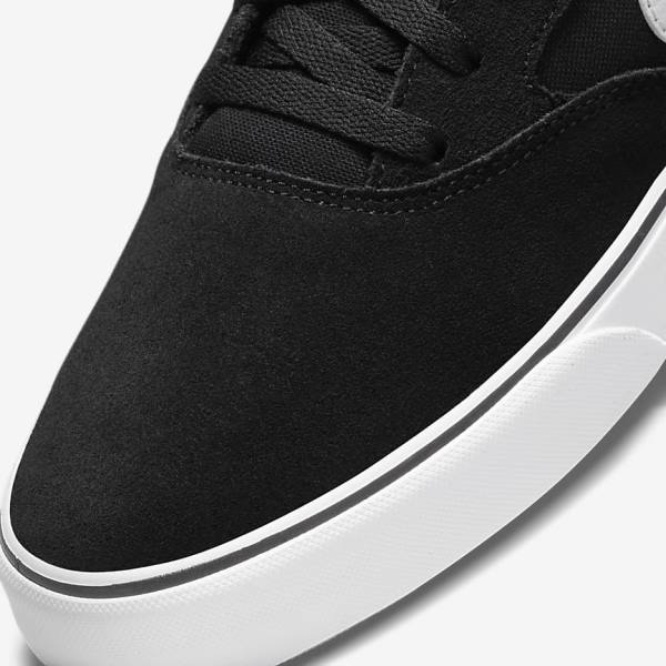 Nike SB Chron 2 Skate Sko Dame Sort Hvide | NK031YHL