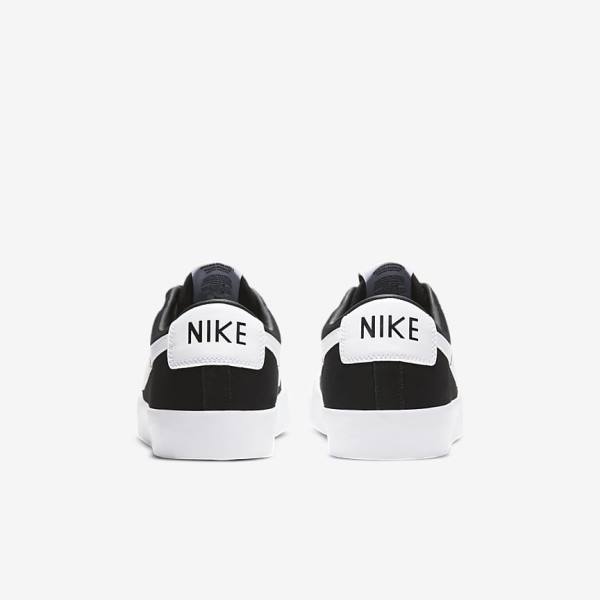 Nike SB Zoom Blazer Low Pro GT Skate Sko Dame Sort Lysebrune Hvide | NK684UMK