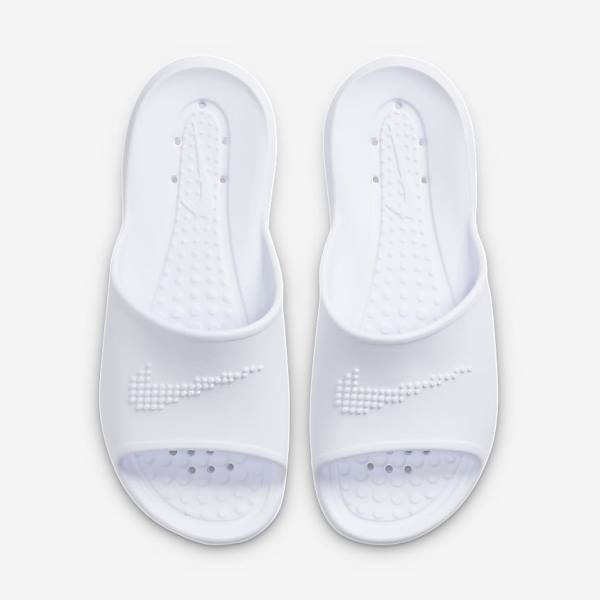 Nike Victori One Shower Badesandaler Dame Hvide | NK329ZSN