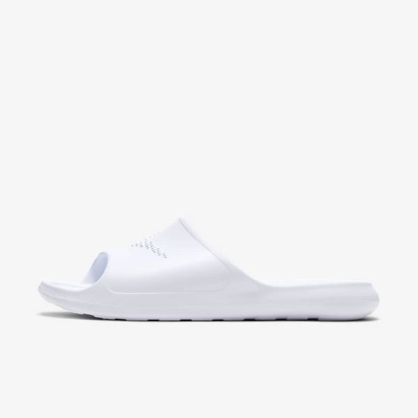 Nike Victori One Shower Badesandaler Dame Hvide | NK329ZSN