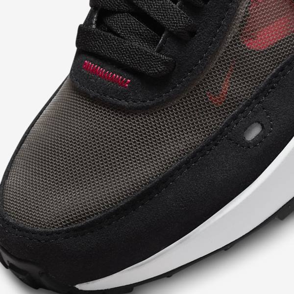 Nike Waffle One Older Sneakers Børn Blå Grå Rød Sort | NK079SYR