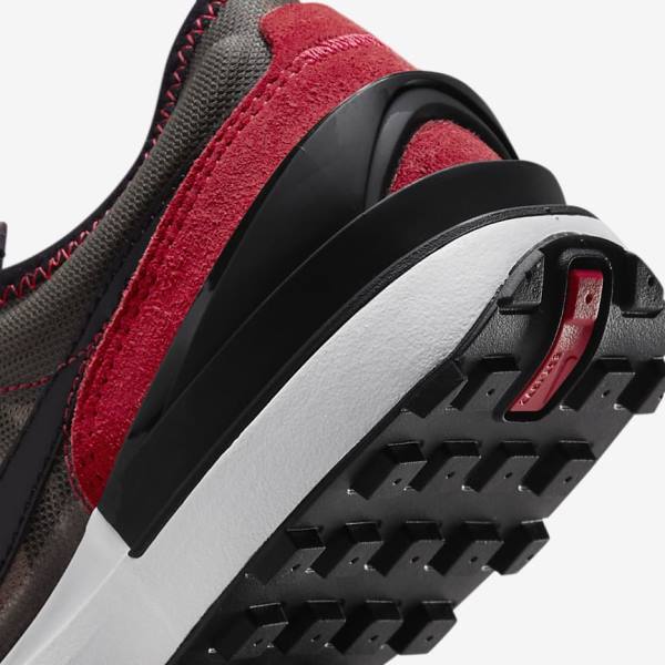 Nike Waffle One Older Sneakers Børn Blå Grå Rød Sort | NK079SYR