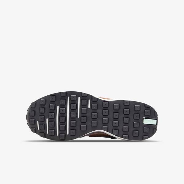 Nike Waffle One Older Sneakers Børn Hvide Grå Metal Rød Brune | NK015WJC