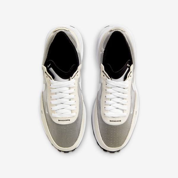 Nike Waffle One Older Sneakers Børn Hvide Sort Orange | NK604SUE