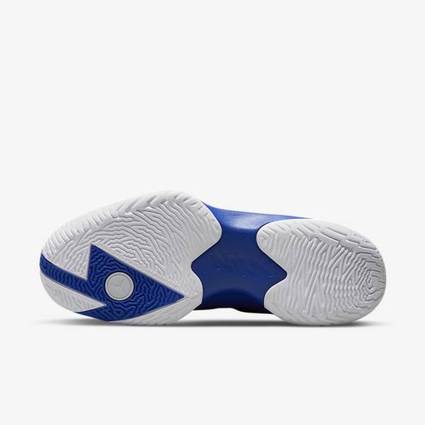 Nike Zion 1 Basketball Sko Herre Sort Kongeblå Hvide | NK453CTD