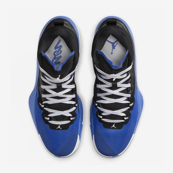 Nike Zion 1 Jordan Sko Herre Sort Kongeblå Hvide | NK625OJK