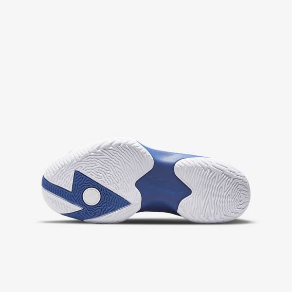 Nike Zion 1 Older Sneakers Børn Sort Kongeblå Hvide | NK291BES