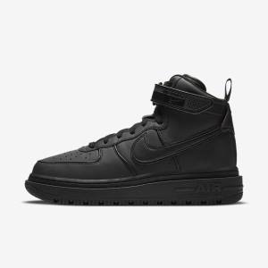 Nike Air Force 1 Boot Sneakers Herre Sort Mørkegrå Hvide | NK489IVO
