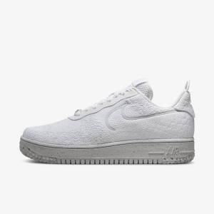 Nike Air Force 1 Crater Flyknit Next Nature Sneakers Herre Hvide Platin Hvide | NK912UMC