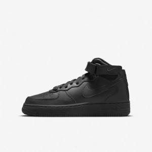 Nike Air Force 1 Mid LE Older Sneakers Børn Sort | NK267FYD