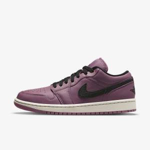 Nike Air Jordan 1 Low SE Jordan Sko Dame Lysebeige Sort | NK961TAM