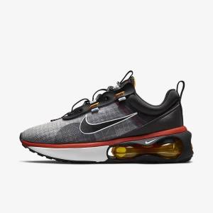 Nike Air Max 2021 Sneakers Herre Sort Rød Hvide | NK259ZCK