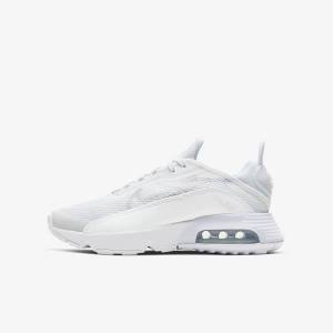 Nike Air Max 2090 Older Sneakers Børn Hvide Grå Hvide | NK089UXE