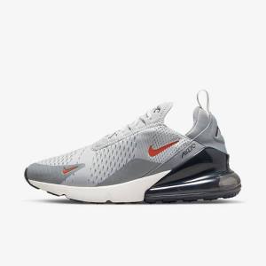 Nike Air Max 270 Sneakers Herre Grå Orange | NK139HKR