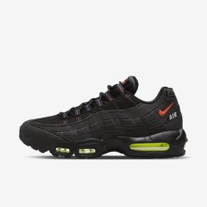Nike Air Max 95 Sneakers Herre Sort Blå Lyserød | NK157LYB