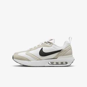 Nike Air Max Dawn Older Sneakers Børn Hvide Lysebeige Sort | NK163ISF