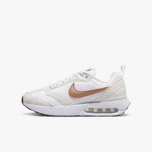 Nike Air Max Dawn Older Sneakers Børn Hvide Metal Rød Brune | NK315MLA