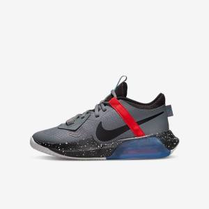 Nike Air Zoom Crossover Older Basketball Sko Børn Grå Rød Turkis Sort | NK937RNP