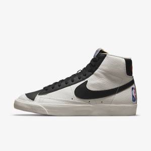 Nike Blazer Mid 77 EMB Sneakers Herre Rød Sort | NK374NSU