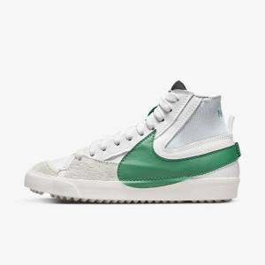 Nike Blazer Mid 77 Jumbo Sneakers Herre Hvide Blå | NK609OLV