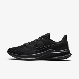 Nike Downshifter 11 Road Løbesko Dame Sort Grå Mørkegrå | NK374LGO
