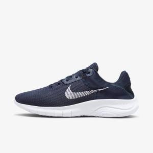 Nike Flex Experience Run 11 Next Nature Road Løbesko Herre Mørkeblå Mørkeobsidian Hvide | NK903KSH