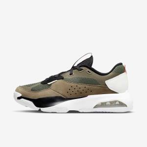 Nike Jordan Air 200E Jordan Sko Dame Olivengrøn Hvide Brune Rød | NK591UTZ