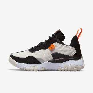 Nike Jordan Delta 2 Jordan Sko Dame Sort Hvide Orange | NK368OMP