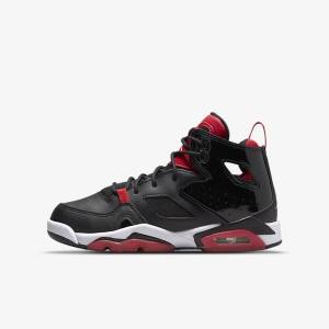 Nike Jordan Flight Club 91 Older Sneakers Børn Sort Rød Hvide | NK460XDE