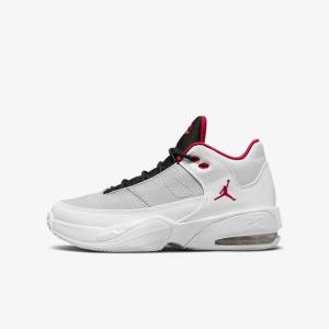 Nike Jordan Max Aura 3 Older Sneakers Børn Hvide Platin Sort Rød | NK034JXO