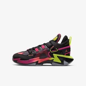 Nike Jordan Why Not .5 Older Basketball Sko Børn Sort Grå Lysemango | NK591EBX