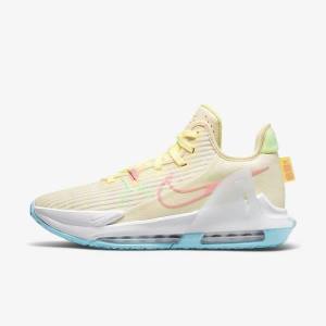 Nike LeBron Witness 6 Basketball Sko Herre Grøn Blå | NK068JDH