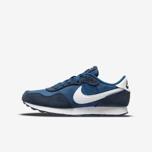 Nike MD Valiant Older Sneakers Børn Mørkeblå Hvide | NK916CXN