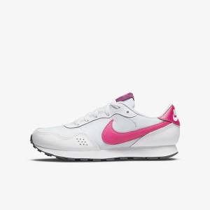 Nike MD Valiant Older Sneakers Børn Platin Mørkegrå Lyserød | NK691LPM