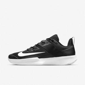 Nike NikeCourt Vapor Lite Hard Court Tennissko Herre Sort Hvide | NK163HXI