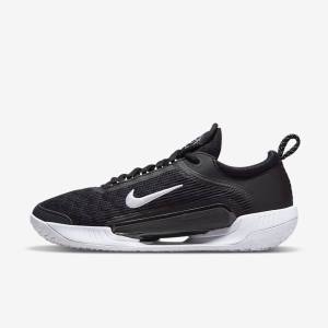 Nike NikeCourt Zoom NXT Hard Court Tennissko Herre Sort Hvide | NK956YDG