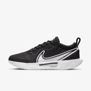 Nike NikeCourt Zoom Pro Hard Court Tennissko Herre Sort Hvide | NK517VUH