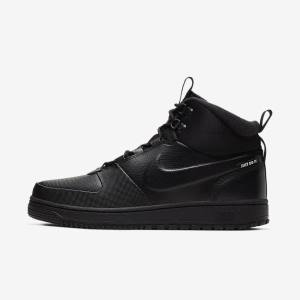 Nike Path Vinter Sneakers Herre Sort Metal Blå Grå Sort | NK401OJL