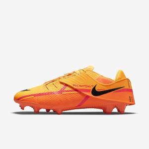 Nike Phantom GT2 Academy FlyEase MG Multi-Grounds Fodboldsko Herre Orange Lyserød Sort | NK061PBM