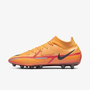 Nike Phantom GT2 Dynamic Fit Elite AG-Pro Artificial-Grass Fodboldsko Herre Orange Lyserød Sort | NK634XWF