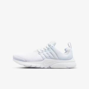 Nike Presto Older Sneakers Børn Hvide Platin Hvide | NK173FVC