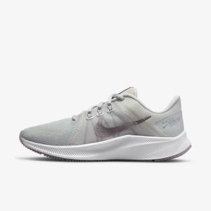 Nike Quest 4 Premium Road Løbesko Dame Sort Lyserød Mørkegrå Hvide | NK371BKZ