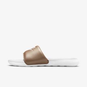 Nike Victori One Badesandaler Dame Metal Rød Brune Hvide | NK129WBN