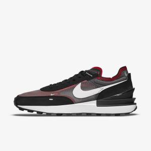 Nike Waffle One SE Sneakers Herre Sort Rød Hvide | NK870NOZ