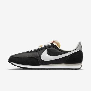 Nike Waffle Trainer 2 Sneakers Herre Sort Orange Hvide | NK124HJN